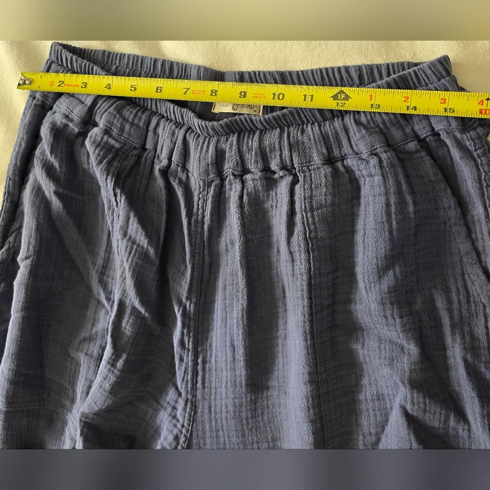 Oddbird Kardes Pants Turkish Cotton Gauze Blue Medium - Picture 5 of 10